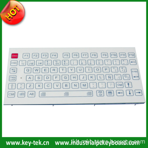 Industrial Antimicrobial Keyboard with Integrated Function Keys